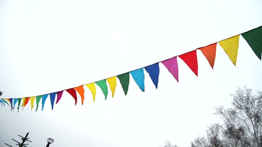 triangle flag decoration