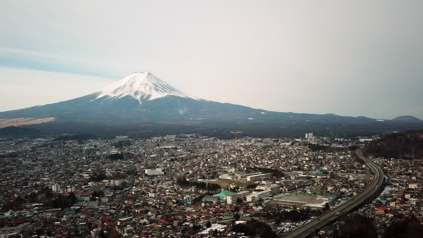Aerial view of Fuji Mountain,Kawaguchiko,Fujiyoshida,Japan
 | Shutterstock HD Video #1022659207