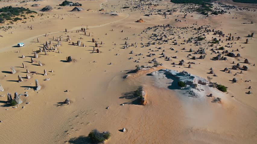 Video of the Pinnacles at Nambung National Park. Cervantes. West Australia, Australia