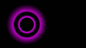 pulsating equalizer rings, pink neon on a black background - Powered by Shutterstock - Get 15% off with code: PIKWIZARD15