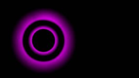 pulsating equalizer rings, pink neon on a black background - Powered by Shutterstock - Get 15% off with code: PIKWIZARD15