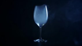 Smoke in the glass on black background. - Powered by Shutterstock - Get 15% off with code: PIKWIZARD15
