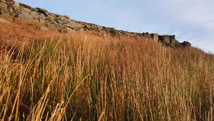Upper Burbage at Peak District National Park in England