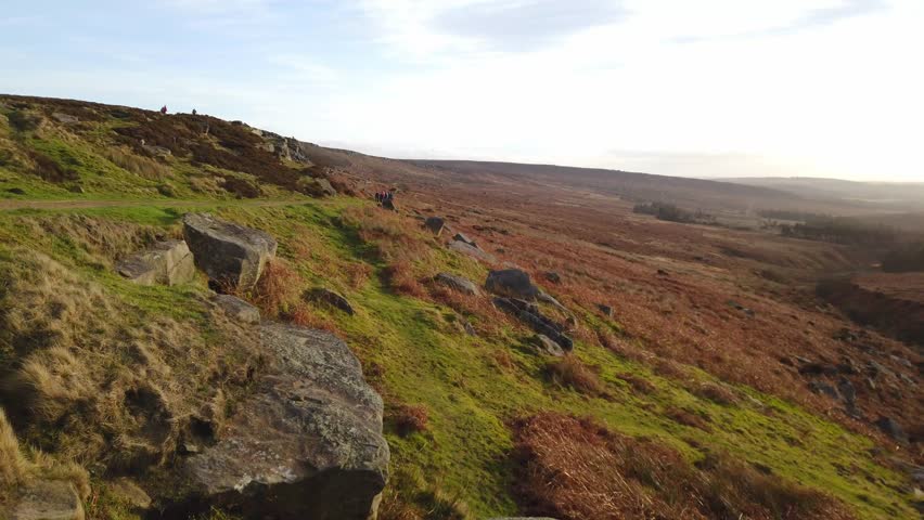 Peak District National Park England at Upper Burbage