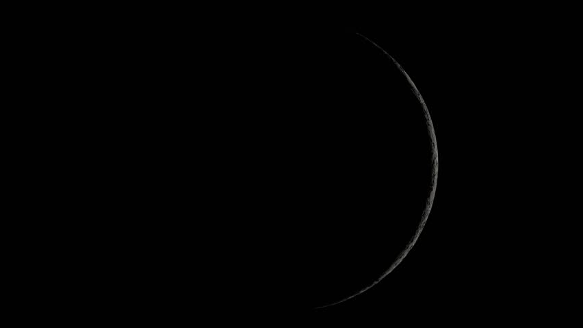 Sunrise on the lunar surface.  | Shutterstock HD Video #1022772307