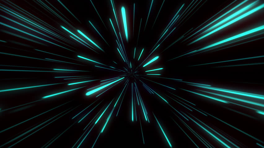 Abstract Tunnel Speed Light Starburst Stock Footage Video (100% Royalty