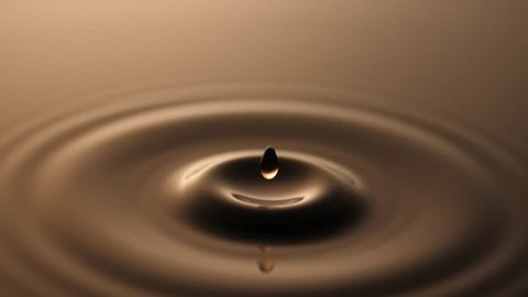 Water droplet ripple / Brown