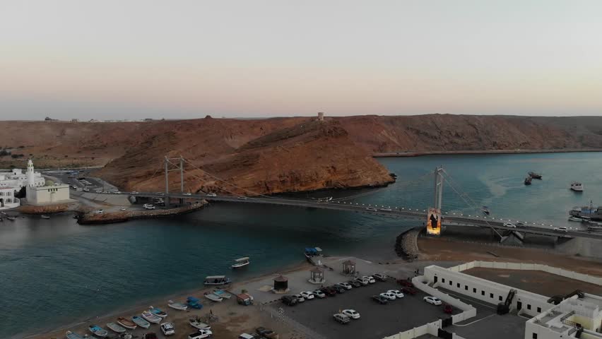 Beach tourist photos with bridge