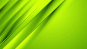 Green smooth diagonal stripes abstract motion background. Seamless loop. Video animation Ultra HD 4K 3840x2160
