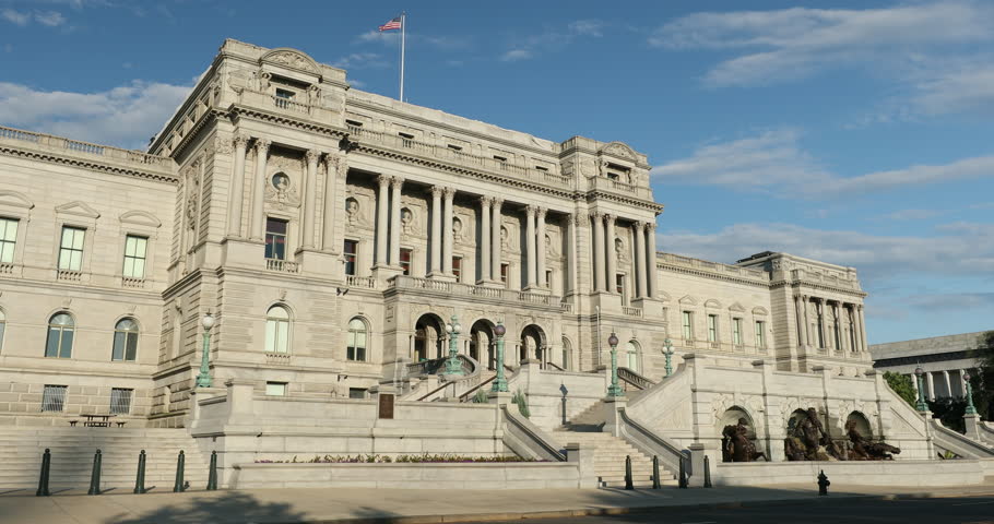 Library of Congress, the worlds largest library in Washington DC United States
