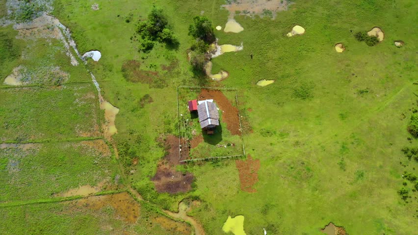house in aerial view in philippines