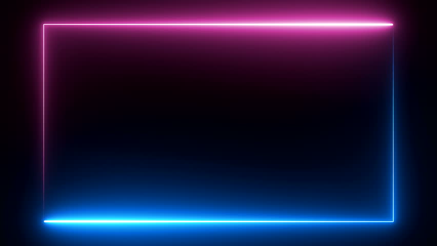 Abstract seamless background blue purple spectrum looped animation fluorescent ultraviolet light glowing neon lines Abstract background with neon box circle pattern LED screens and projection mapping | Shutterstock HD Video #1022870794