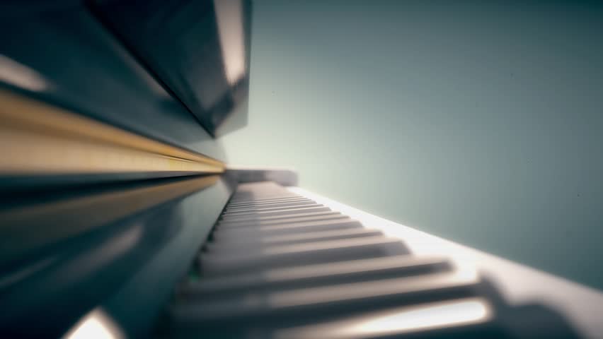 Futuristic Scy-fy robot playing music on piano, 4k 3d animation Royalty-Free Stock Footage #1022894656