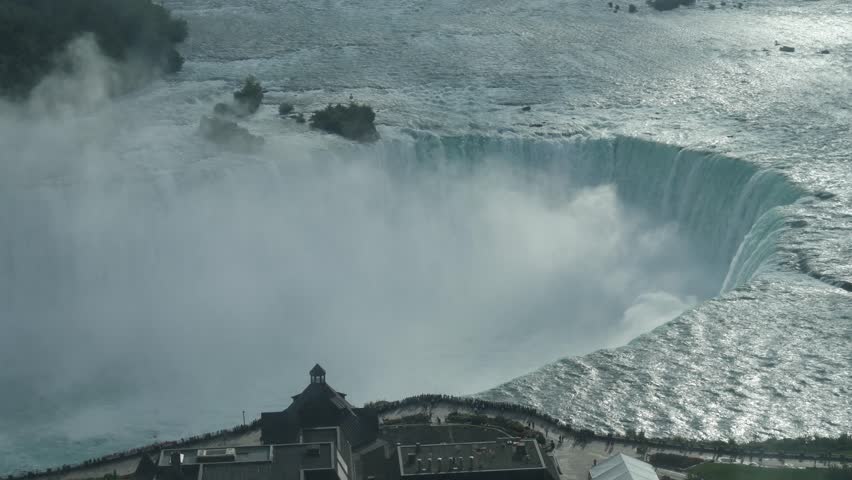 Niagara Falls - view from the hotel window, Ontario, Canada