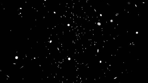 Loopable snow particle background