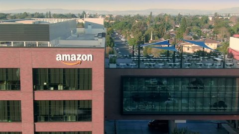 Amazon.com Headquarters in Silicon Valley. Palo Alto, California, USA. 22 January 2019.