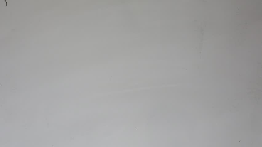 Hand writing on white board using marker pen.