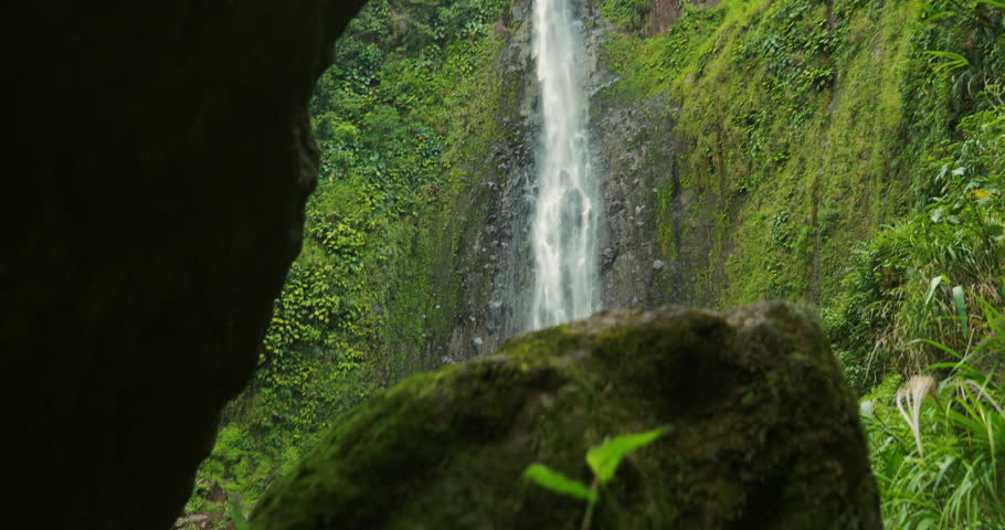 Chutes du Carbet, Waterfall Guadeloupe island | Shutterstock HD Video #1023006088