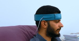 Biofeedback Theraphy Patient Being Tested