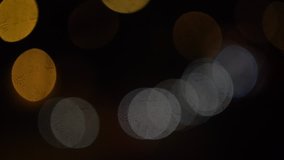 This stock video shows the nighttime shot from a highway. At night, the movement of moving cars is blurred. Use this clip for TV and movie sequences, commercials, presentations, social media posts, an