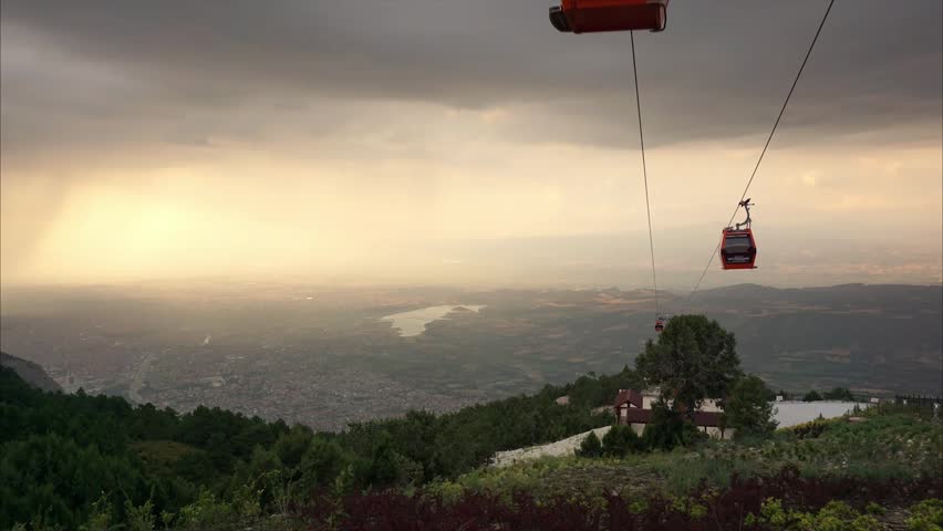 Time lapse cable car