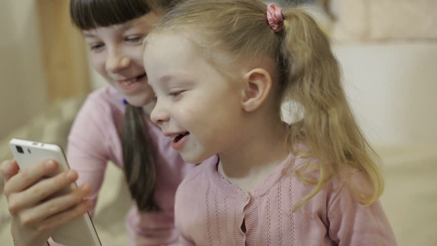 Two Little Girls Having Video Stock Footage Video (100% Royalty-free) 1023054088 - Shutterstock