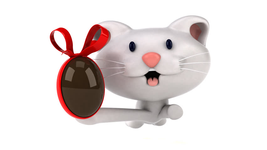 Fun cat running - 3D Animation