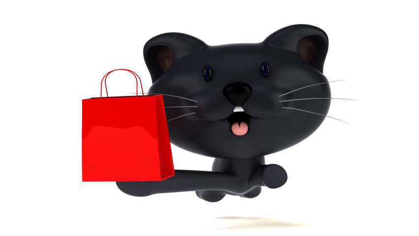 Fun cat running - 3D Animation