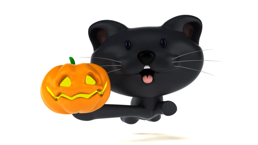 Fun cat running - 3D Animation