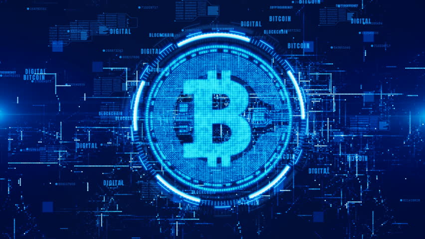 Bitcoin Cryptocurrency Digital Cyberspace Stock Footage Video (100%  Royalty-free) 1023089914 | Shutterstock