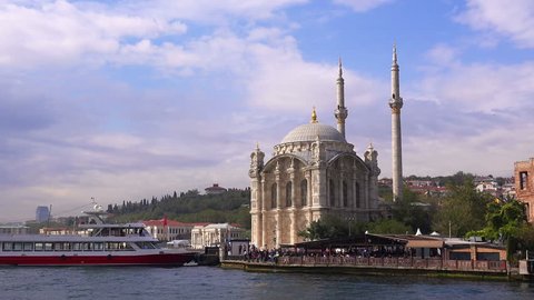 Ortakoy Mosque on the Bosphorus, Turkey, Istanbul