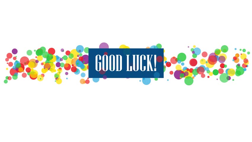 Good Luck Banner Template