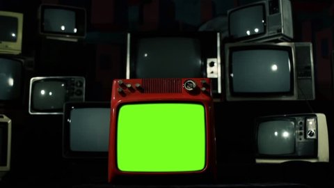 Retro Tvs Turning On And Off Green Screens Intermittently. You can replace green screen with the footage or picture you want. You can do it with “Keying” effect (check out tutorials on YouTube).