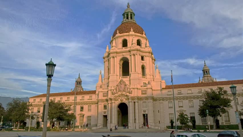 Pasadena City Hall at Los Angeles County, California