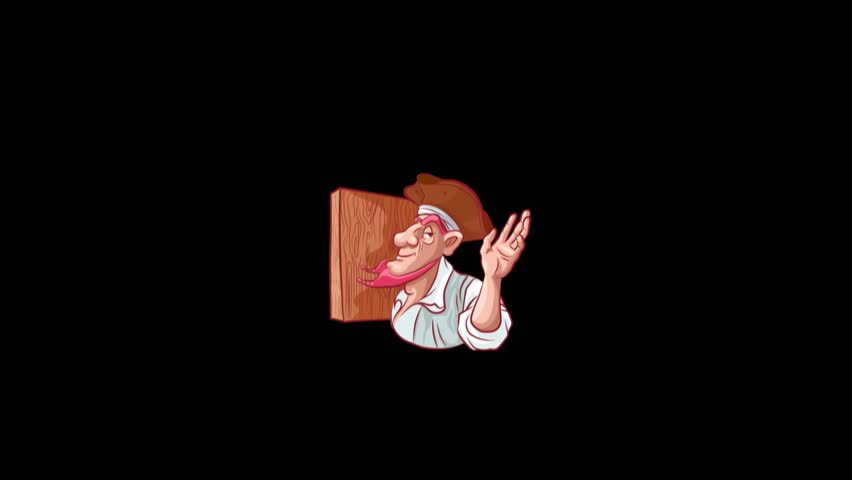 Stock video cartoon pirate character goodbye wave hand HD isolated  - Powered by Shutterstock - Get 15% off with code: PIKWIZARD15