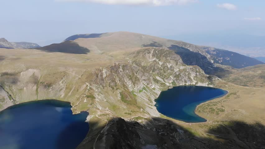 Seven Rila Lakes in Rila mountain. 