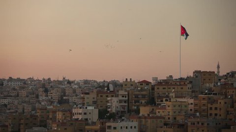 Palestinian flag waving in the skies in Gaza/Palestine 15.05.2011

