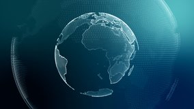 Global Network Connected animation of Global Business Network rotating in Space Scientific Concept Digital World Networks earth conveying the digital age and global connectivity computer generated sky - Powered by Shutterstock - Get 15% off with code: PIKWIZARD15