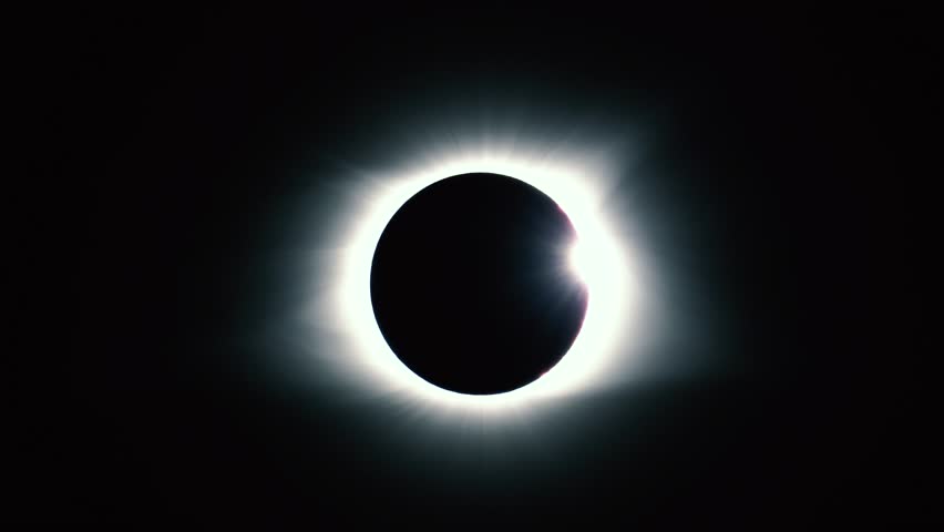 Solar Eclipse Totality Diamond Ring  Royalty-Free Stock Footage #1023349654