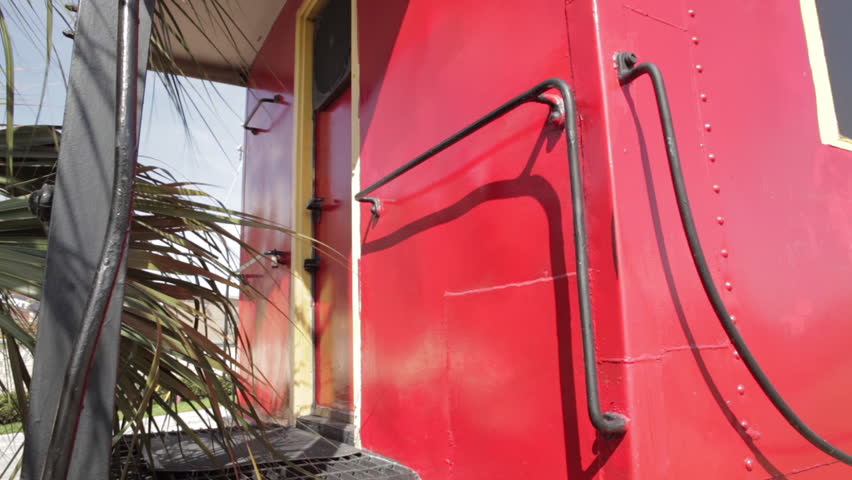 Old Red Train Cart