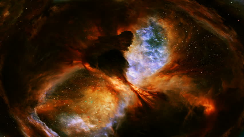 A star forming region in the constellation of Cygnus the Swan is shown enshrouded in billowing clouds of gas and dust.  Elements used with permission by ESA/Hubble 