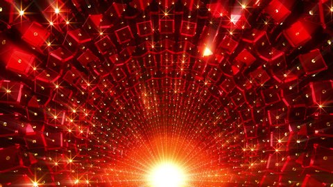 Red Cubes Tunnel