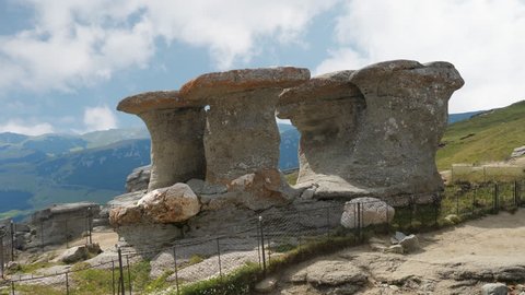 Old women rocks (Babele) in Bucegi mountains, Romania