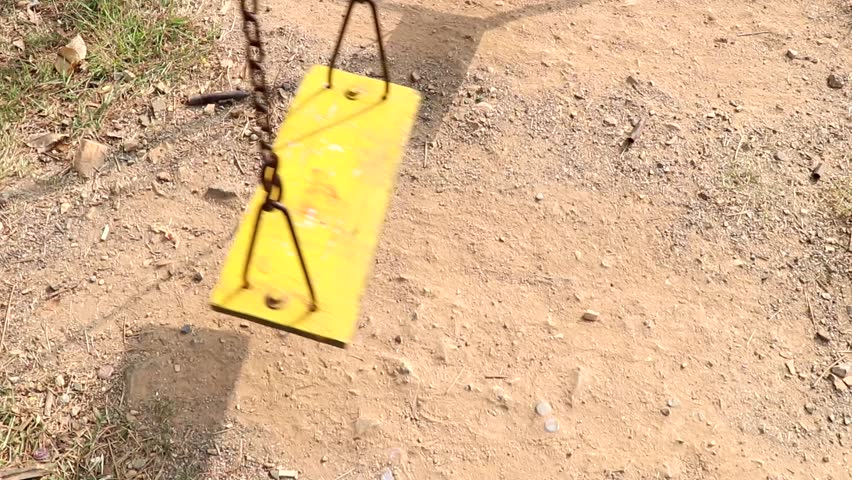 Swings in the playground