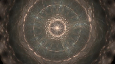 Abstract fractal forms morph and oscillate (Loop)
