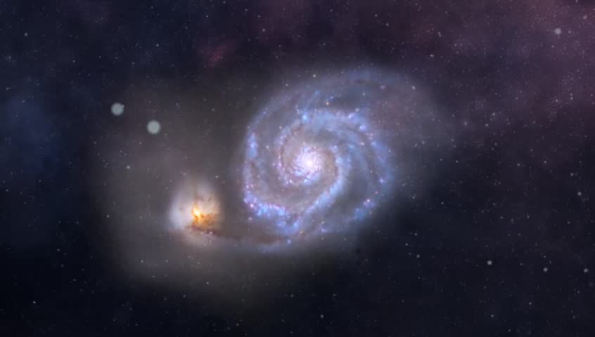 Whirlpool galaxy space exploration | Shutterstock HD Video #1023403444