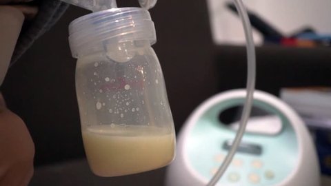 Breast pumping in slow motion