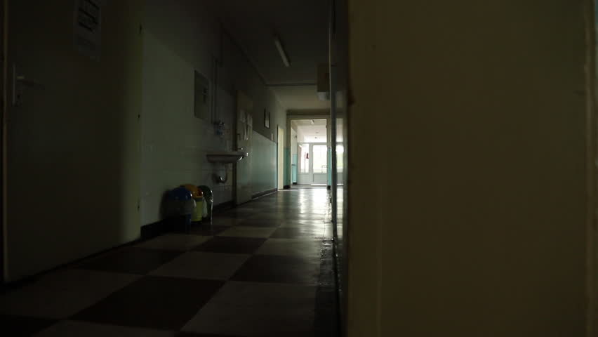 Looking Down Poor Hospital Hallway | Shutterstock HD Video #1023438754