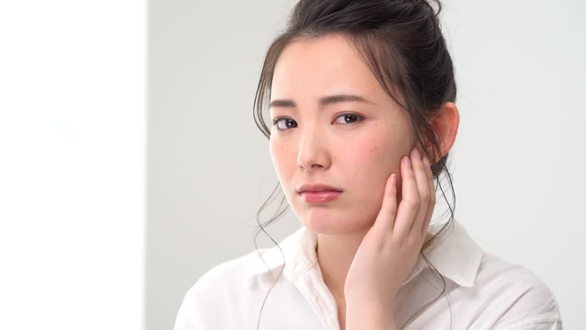 attractive asian woman bauty video footage