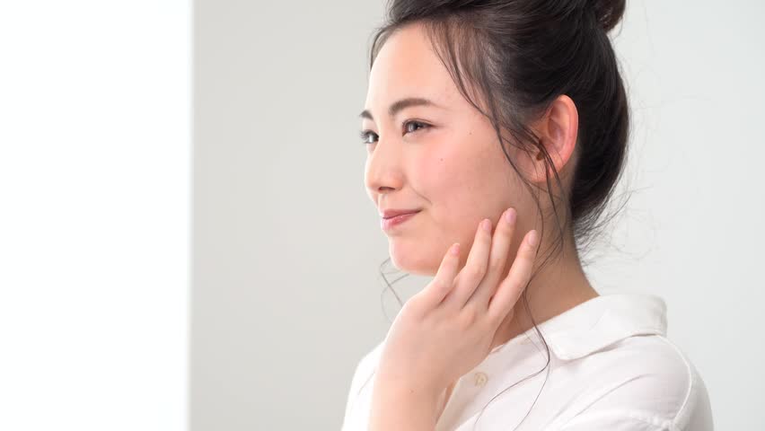 attractive asian woman bauty video footage